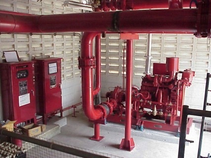 ติดตั้งหัวฉีดดับเพลิง